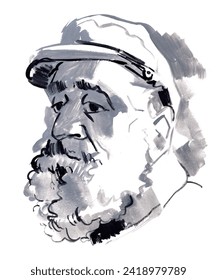 Study sketch portrait an