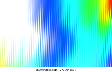 Stunning high-resolution abstract image featuring colorful light refraction through fractal glass, creating a mesmerizing prism effect with vibrant blue, green, and rainbow hues.