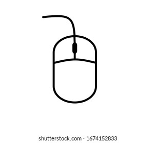 Styles Computer Mouse White Background Stock Illustration 1674152833 ...