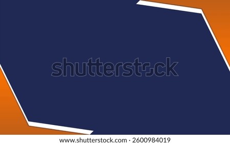 Stylish abstract background featuring a bold navy blue shape with an orange gradient. Perfect for business presentations, banners, posters, and digital designs.