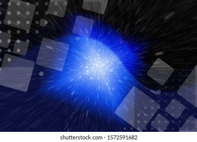 Stylish blue background for presentation, printing, business cards, banner