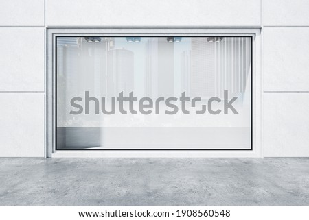 Image, Stock Photo Window to the street