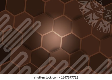 Stylish brown background for presentation, printing, business cards, banner