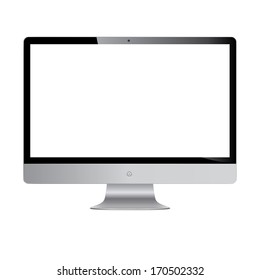 Stylish Modern Monitor With A Large Screen