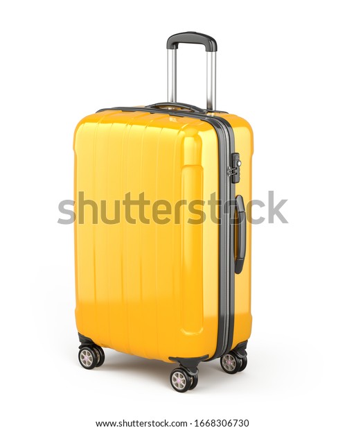 orange suitcase