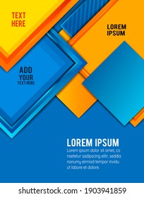 Stylish Presentation Of Business Poster, Magazine Cover, Design Layout Template