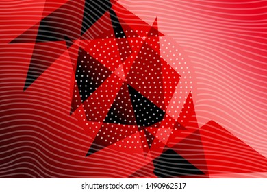 Stylish red background for presentation, printing, business cards, banner