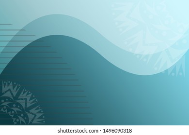 Stylish turquoise background for presentation, printing, business cards, banner