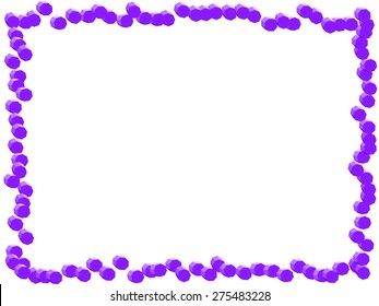 Stylized Border Pattern White Frame Stock Illustration 275483228