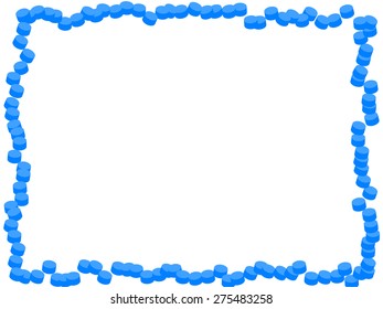 Stylized Border Pattern White Frame Stock Illustration 275483258 ...