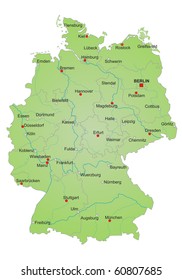 River Map Germany Images Stock Photos Vectors Shutterstock