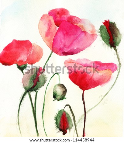 Similar – Image, Stock Photo poppy Plant Old