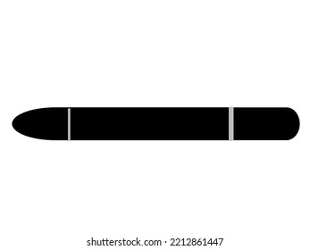 Stylus Pen Icon Illustration On White Background