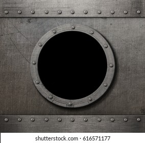 submarine porthole steam punk background