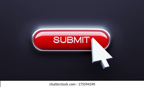 Submit Button Isolated On Dark Background