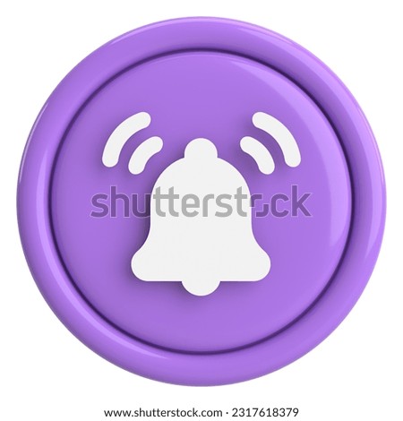 Subscribe button. Subscribe icon. 3D illustration.