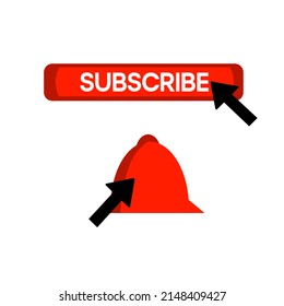 Subscribe Button PNG With White Background