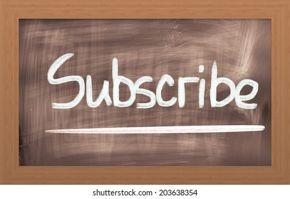 Subscribe Concept