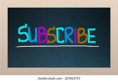 Subscribe Concept