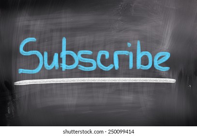Subscribe Concept