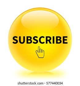 Subscribe icon. Internet button . 3d illustration