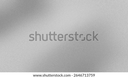 Subtle Gradient on Brushed Metal Texture: Silver, Gray Background. Grainy Texture, Blur Effect. Noise Effect.