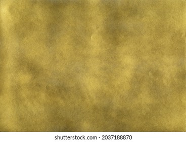 Subtle Noise Gold Spray Paint Texture. Luxury Glistering Golden Abstract Splattered Background.