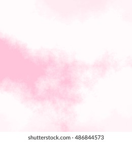 Subtle Pink Watercolor - Irregular Clouds Pattern