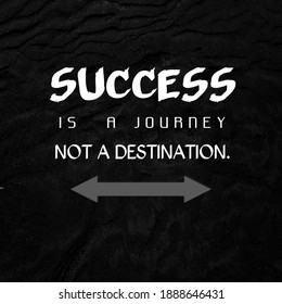 Success Journey Not Destination Stock Illustration 1888646431 ...