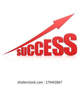 Success Red Arrow Stock Illustration 175451867 | Shutterstock