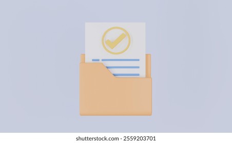 Successfully complete business assignments, document agreeing and signing offer, checkmarks and papers, approve symbol and quality guarantee certificate - Powered by Shutterstock