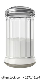 Sugar Canister 3D Illustration On White Background