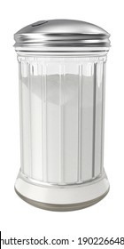 Sugar Canister 3D Illustration On White Background