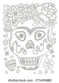 Sugar skull illustration