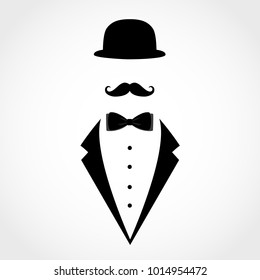 Gentleman Symbols Avatar Icon Male Sign Stock Vector (Royalty Free ...