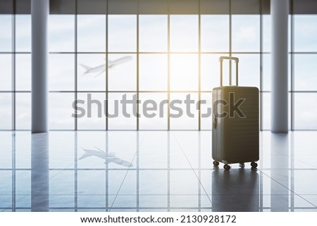 Similar – Foto Bild eleganter Abflug nach Süden