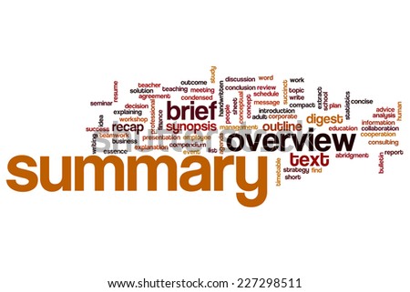 summary word cloud conceptのイラスト素材 227298511 shutterstock