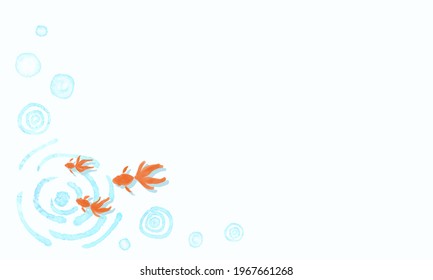 夏 イラスト 金魚 の画像 写真素材 ベクター画像 Shutterstock
