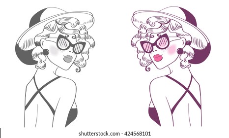 Featured image of post Summer Sunglasses Coloring Pages