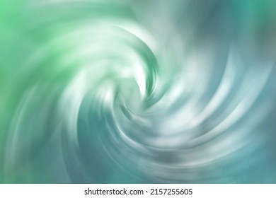Summer green   blue spiral vortex soft blurred abstract gradient background