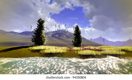 Summer landscape
