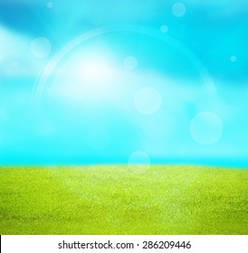 summer landscape background