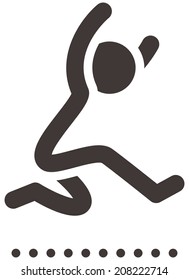 Summer Sports Icons - Long Jump Icon