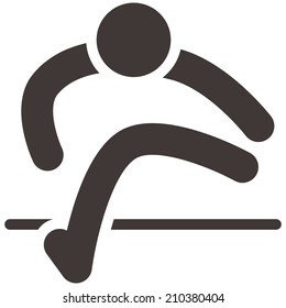 Summer Sports Icons - Running Hurdles Icon