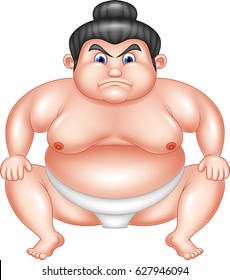 Sumo Wrestler Cartoon: เวกเตอร์สต็อก (ปลอดค่าลิขสิทธิ์) 627946079