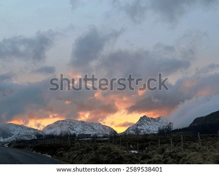 Sun Cloud light montain snow 