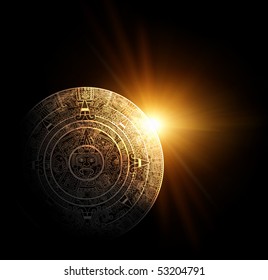 Sun And Maya Calendar