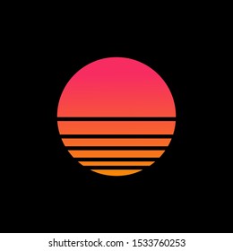 Sun Set And Sun Rise Logo