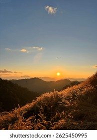 The sun is setting. 
Dusk is falling. 
I love spending time in nature.
Nature is full of beauty and wonder.
The sunset was beautiful. 