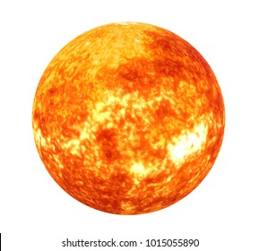 Sun Solar System Isolated (Elements Of This Image Furnished By NASA)